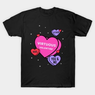 Virtuous Valentine, Valentine's Day, Love Hearts, Doctors Valentine, Nurses Valentine T-Shirt